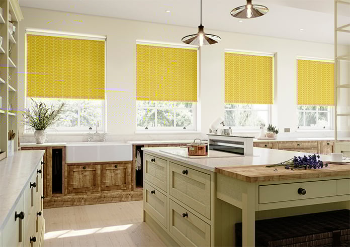 Orla Kiely Linear Stem, Sunflower - Twist&Fit Roller Blind - Image 7
